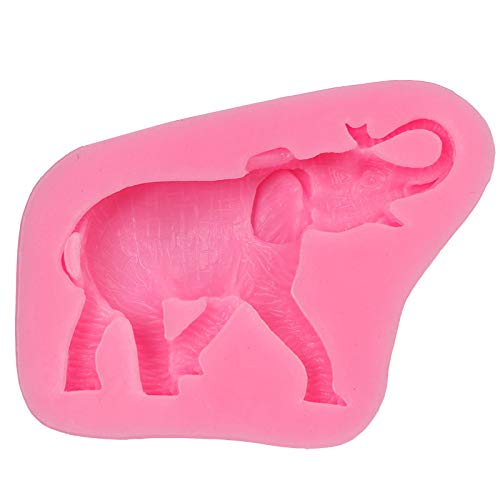 3 Pcs Animal Elephant Mommy Daddy Baby Family For Diy Cake Fondant Baking Biscuit Cookies Soap Tray 3D Chocolates Hard Candies D