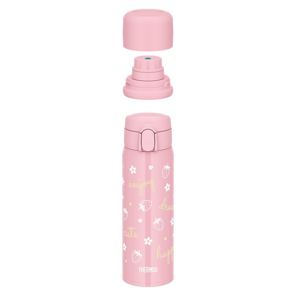 Thermos FJW550TR LP Vacuum Insulated 3Way Bottle, 0.2 gal (0.56 L/ 0.56 L), Light Pink, for Cold Retention