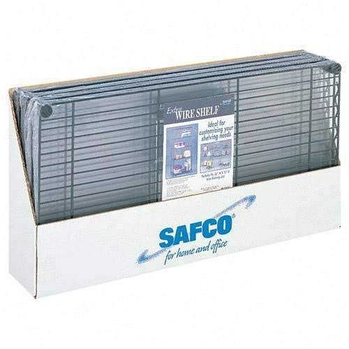 Safco Products 5242Bl Commercial Wire Shelving Extra Shelves 36'' W X 18'' D For Use With Basic Unit 5276Bl, Sold Separately, Bl