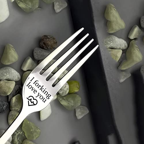 Anniversary Christmas Gifts For Husband Girlfriend From Wife Boyfriend I Forking Love You Fork Gifts For Him Her Funny Birthday