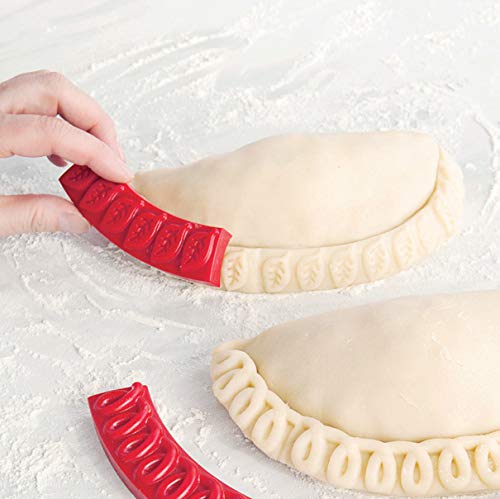 Talisman Designs Pastry Stamps | Set Of 3 | Pie Crust Embosser | Pie Decorating Tools & Gadgets | Pie Baking Crust Cutters | Cut