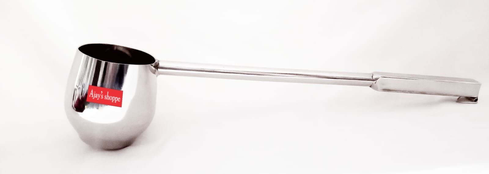 Ajays Shoppe Stainless Steel Spoon|Canteen Server| Water ladle for Matka | Water ladle with Steel Pipe Handle 250mlWater Dispens