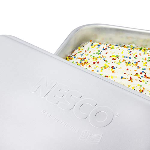 Nesco Aluminum Cake Pan With Classic Lid