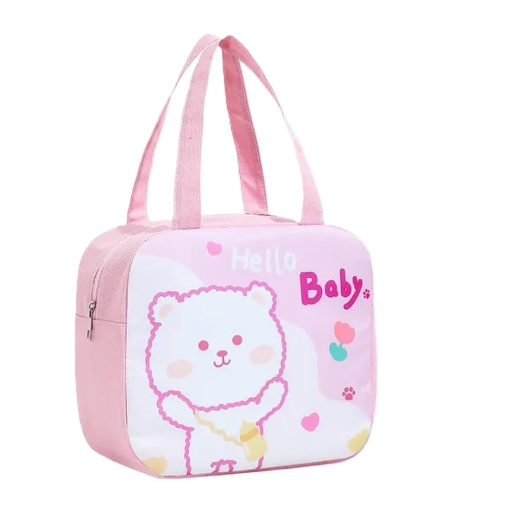 Coolkraft Insulated Lunch Bags, Hot & Cold, Lightweight, For Office Women & Men, School Boys & Girls 26.5 X 17 X 20 Cm (Purple H