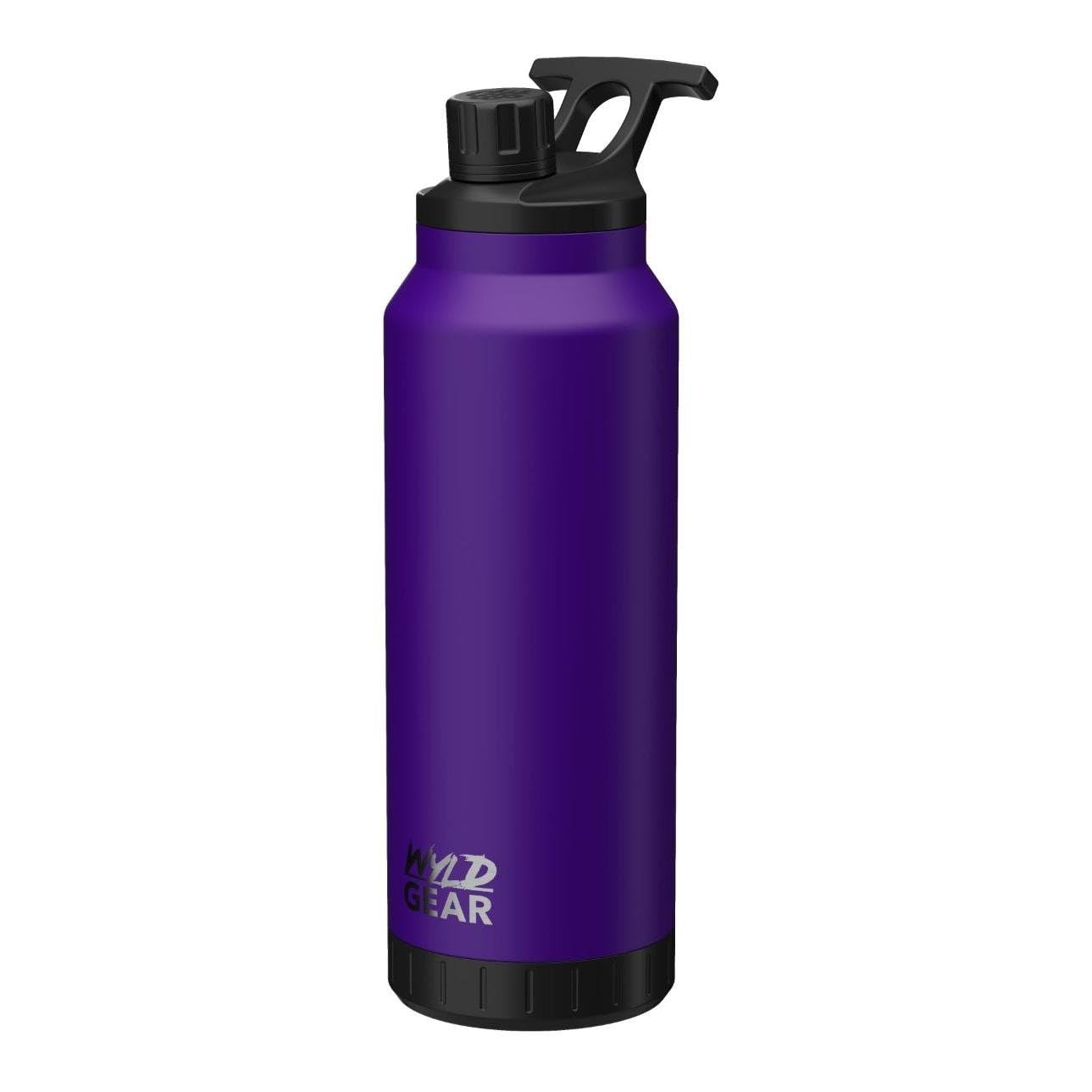 Wyld Gear Mag Series - Stainless Steel Water Bottle With Magnetic Cap - 44Oz Purple