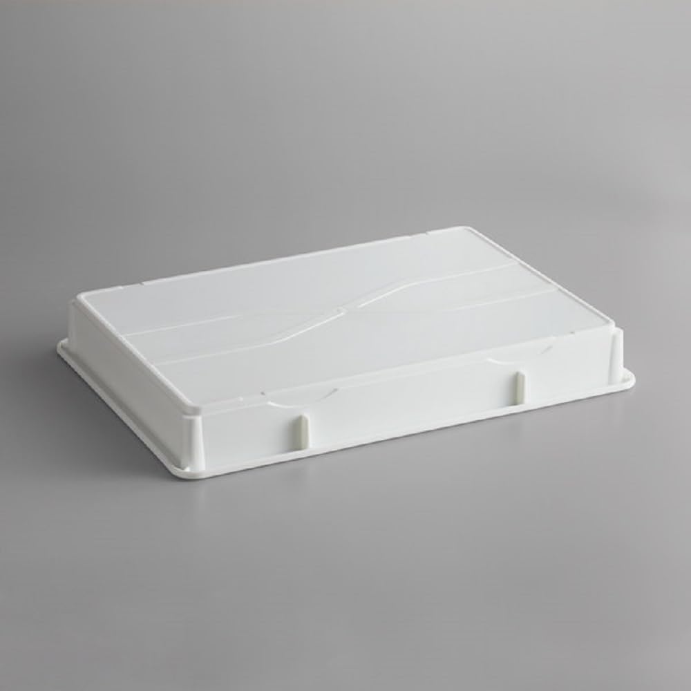 Truecraftware- 18'' X 26'' X 3'' Pizza Dough Proofing Box White Color- Pizza Proofing Dough Pan Dough Proofing Box Tray Dough Bo