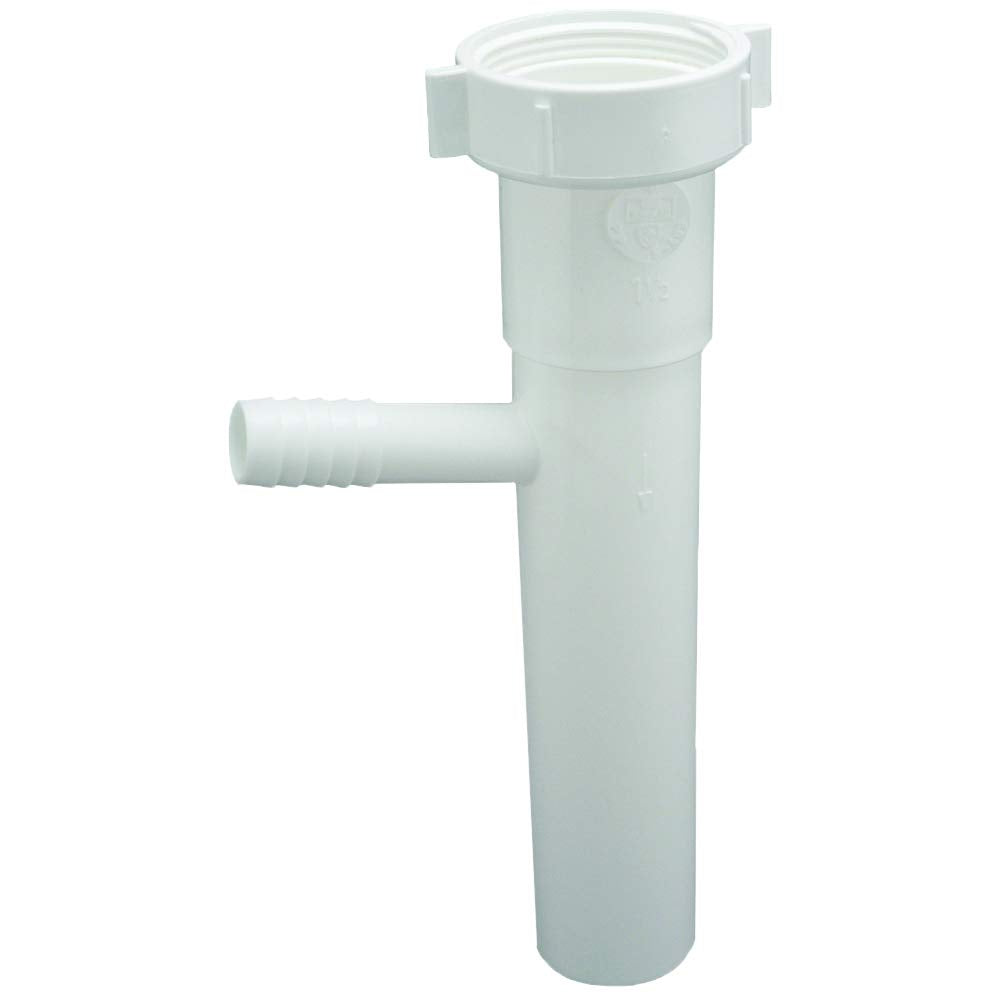 Plumb Pak Pp931-8Pvc 5/8'' Od X 1-1/2'' X 8'' Direct Connect Branch Tailpiece