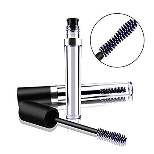 Dnhcll 2 Pcs 8 Ml Empty Mascara Tubes With Eyelash Wand, Rubber Inserts And Funnels For Castor Oil, Ideal Kit For Diy Cosmetics
