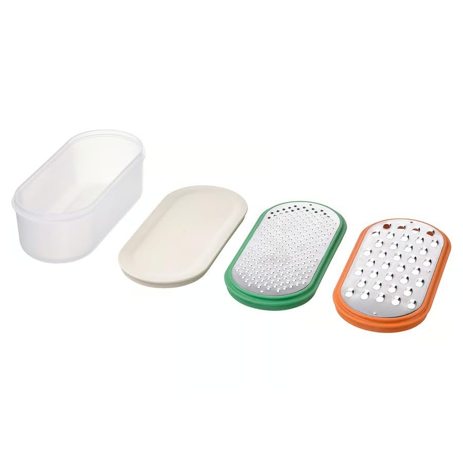 Vardful Grater With Container, Set Of 4, Mixed Colours