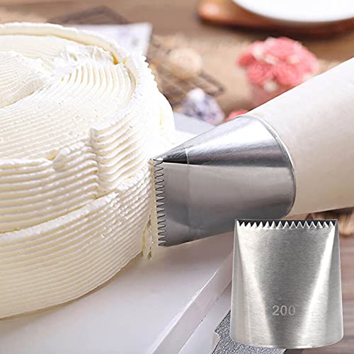 Pack Of 1 Piping Nozzles - Icing Piping Nozzles - Large Icing Piping Nozzles Cake Decorating Pastry Tip Sets Fondant Cake Tools