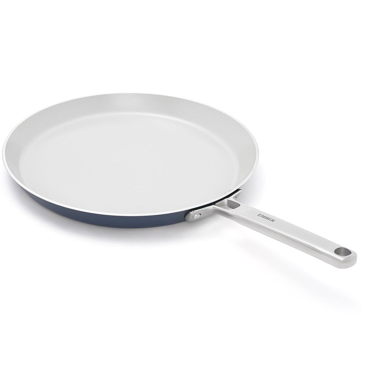 Ember Cookware Arcilla Ceramic Non Stick Tawa 28Cm | Non Stick Induction Cookware | Non Toxic Roti & Chapati Pan | Isi Certified