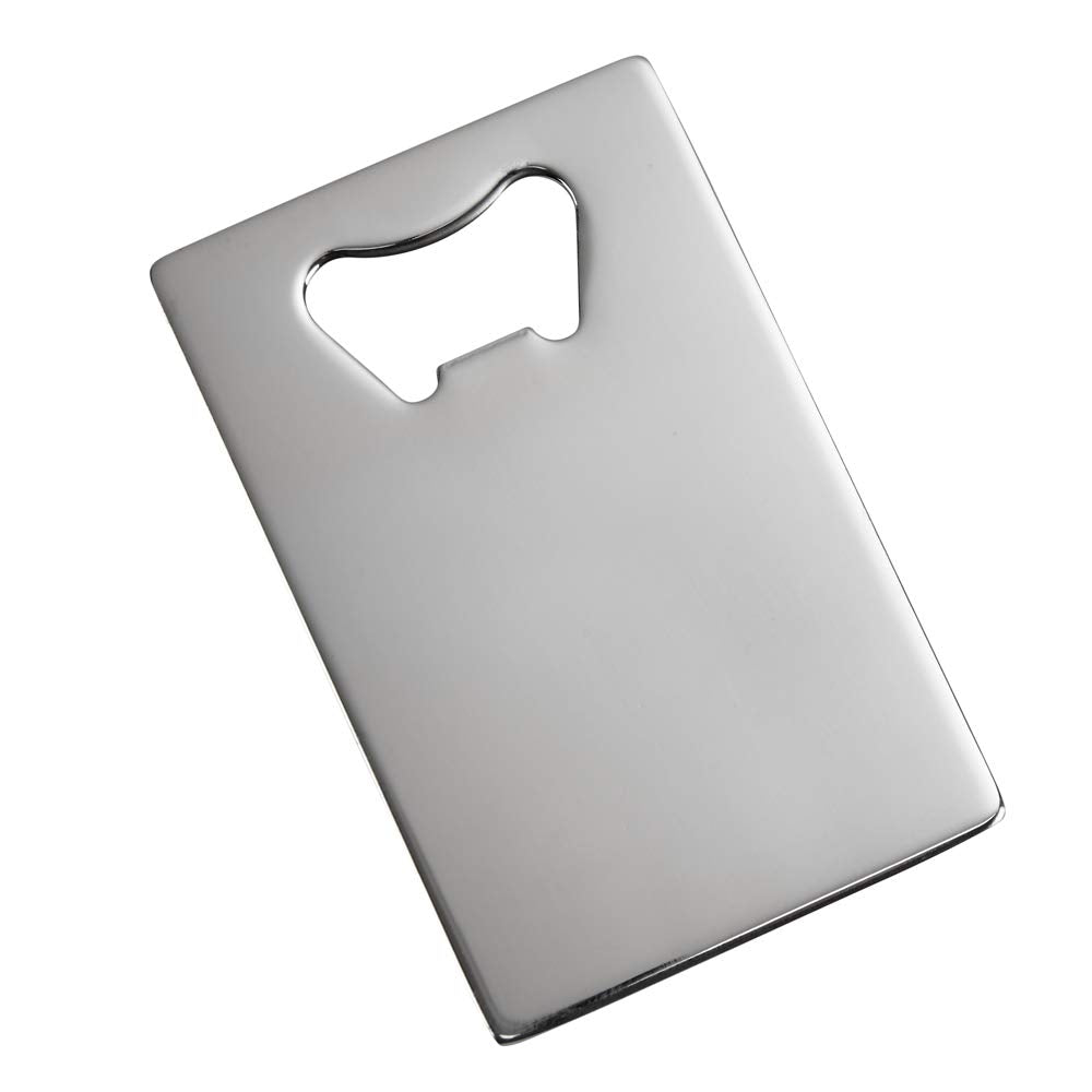 Creative Gifts Credit Card Bottle Opener, Stainless Steel, 3.38-inch Length, Model 2914