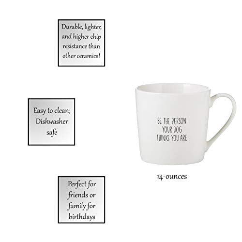 Santa Barbara Design Studio Sips Drinkware Coffee Cup/Mug, 14-Ounce, Be The Person