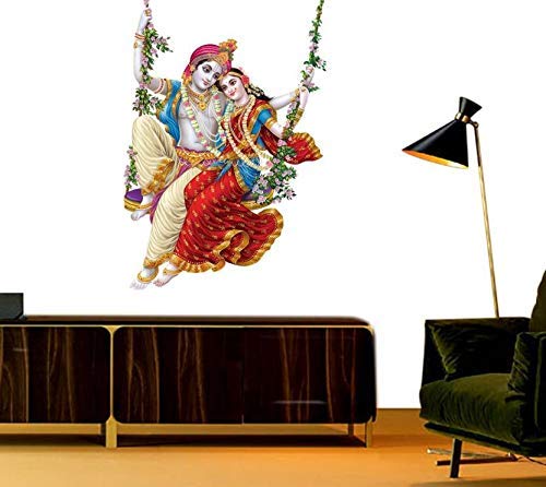 Rangoli Large Wall Sticker Multicolor Vinyl 50 Or 70 Cm Pack Of 1