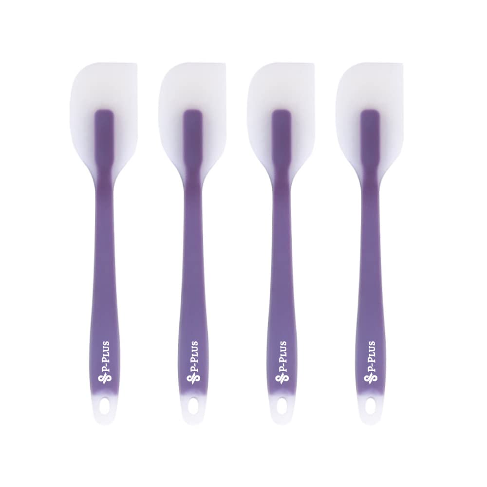 PPlus International Silicone Spatulas Rubber Spatula Heat Resistant Seamless One Piece Design NonStick Flexible Scrapers Bakin