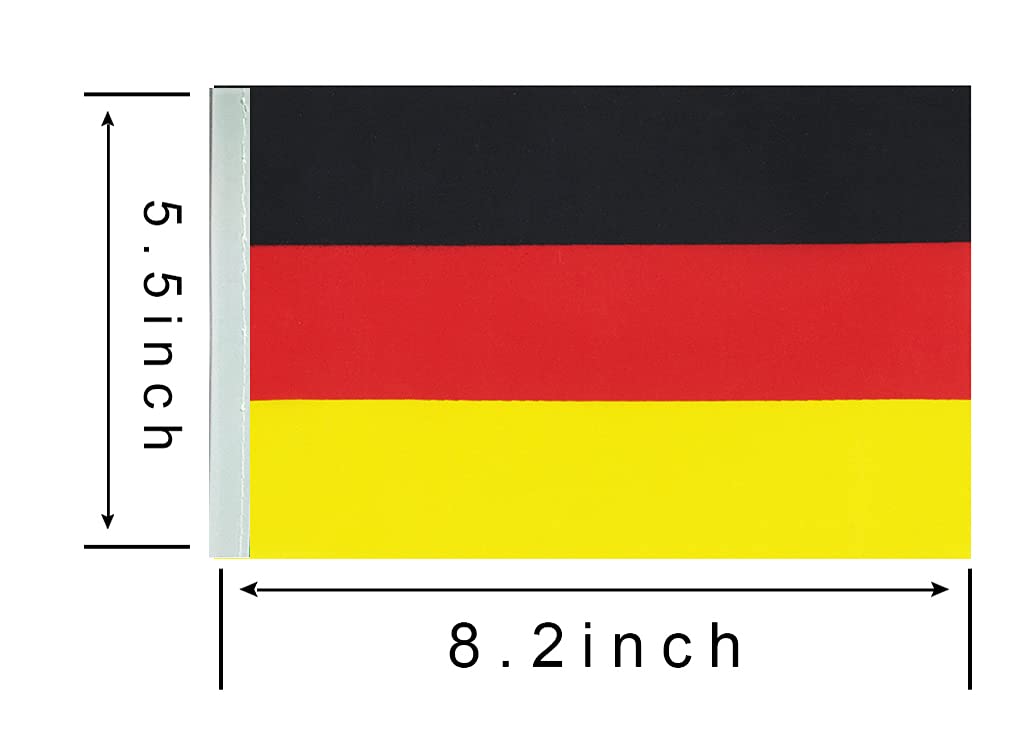 Zxvzyt Germany German Flag Banner String,Small Mini Germany Pennant Flags,For Grand Opening,Olympics,National Sports Events,Part