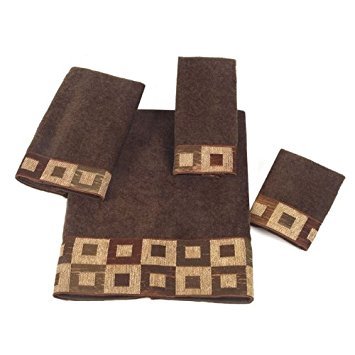 Avanti Linens Bathroom Linens Precision Collection, Fingertip Towel, Mocha