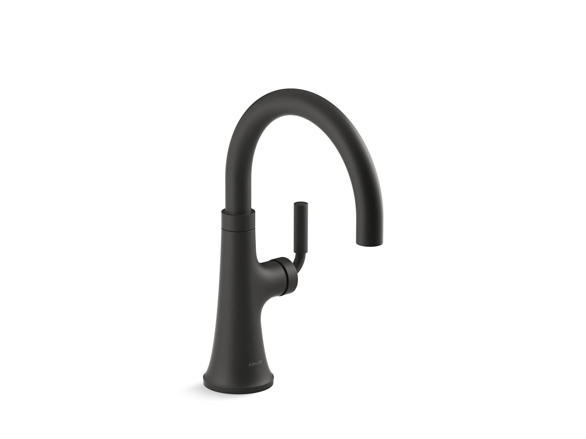 Kohler 23767-Bl Tone Single Handle Kitchen Bar Faucet, Prep Sink Faucet, Wet Bar Faucet, Faucet For Bar Sink, Matte Black