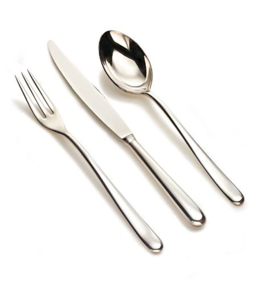 Alessi Caccia Dessert Spoon, Silver