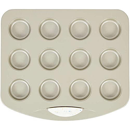 Wilton Daily Delights Mini Round Non-Stick Cake Pan, 12 Cavity