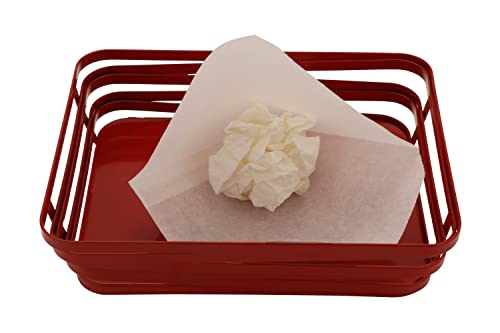 G.E.T. 4-T1000 White Cone Basket Liner / Deli Wrap Paper / Double Open Bag Paper Food-Safe Tissue Liners Collection, White(Pack