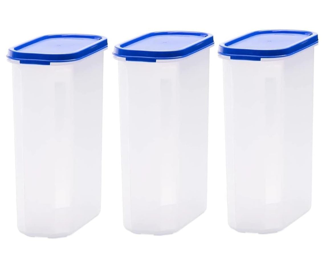 Acharaj Modular Storage Container With Lid | Food Grade BpaFree Plastic Jar Boxes | Freezer Microwave Safe LeakProof | Unbreak