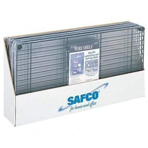 Safco Products 5242Bl Commercial Wire Shelving Extra Shelves 36'' W X 18'' D For Use With Basic Unit 5276Bl, Sold Separately, Bl