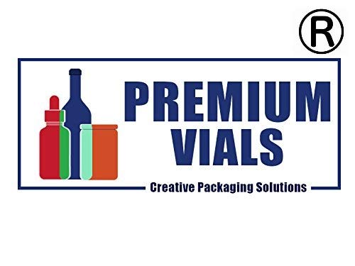 Premium Vials, 12, Green, 2 Oz Boston Glass Bottles, With Glass Eye Droppers (12, 2 Ounce)