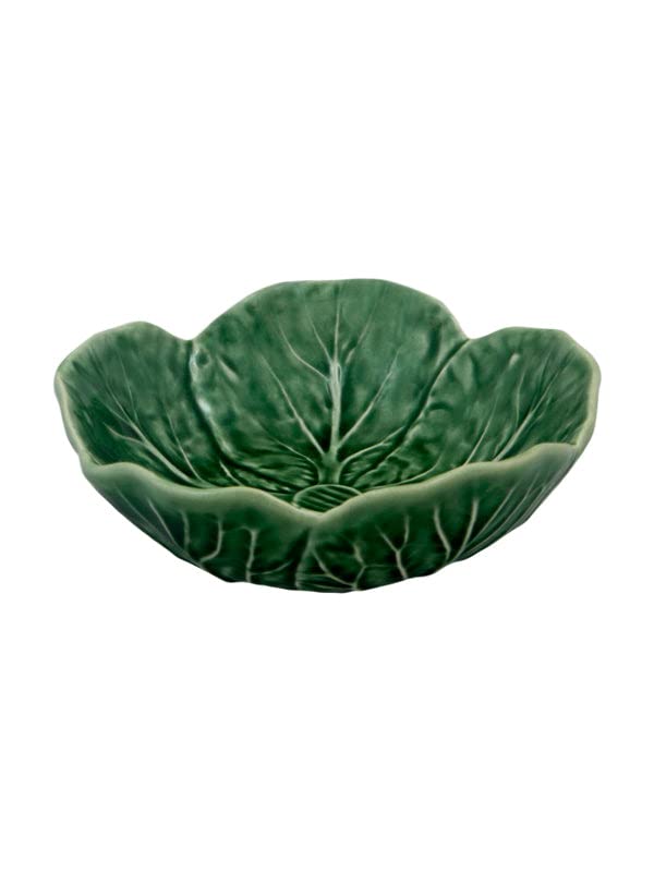 Bordallo Pinheiro Cabbage Bowl 6 Oz Green, Set Of 4