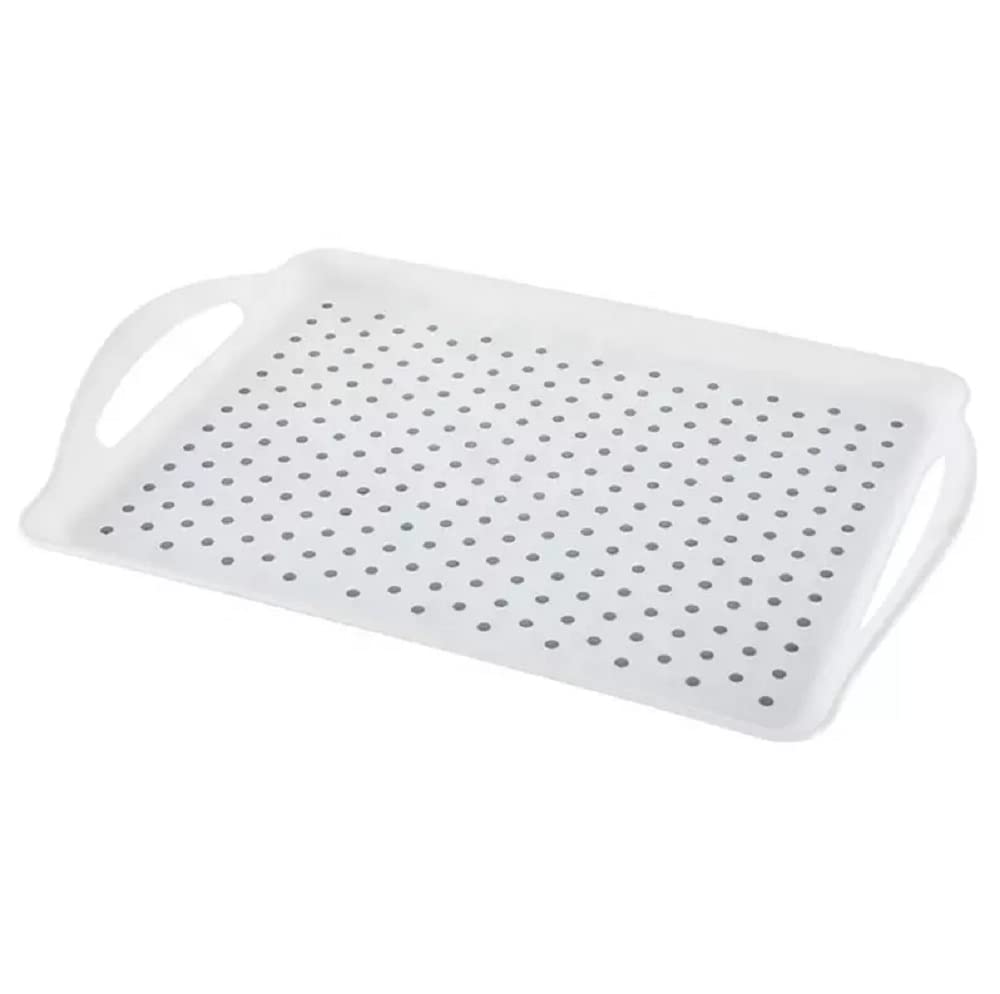 Rectangular Anti Slip Tray, Non-Slip Serving Tray