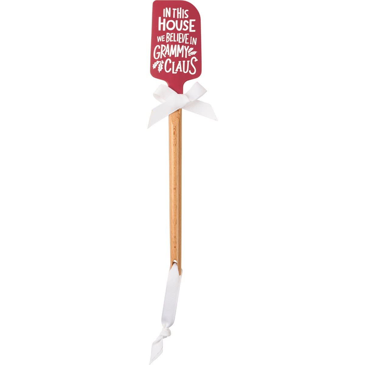 Primitives By Kathy 110970 In This House We Believe In Grammy Claus Spatula, 13 Inches