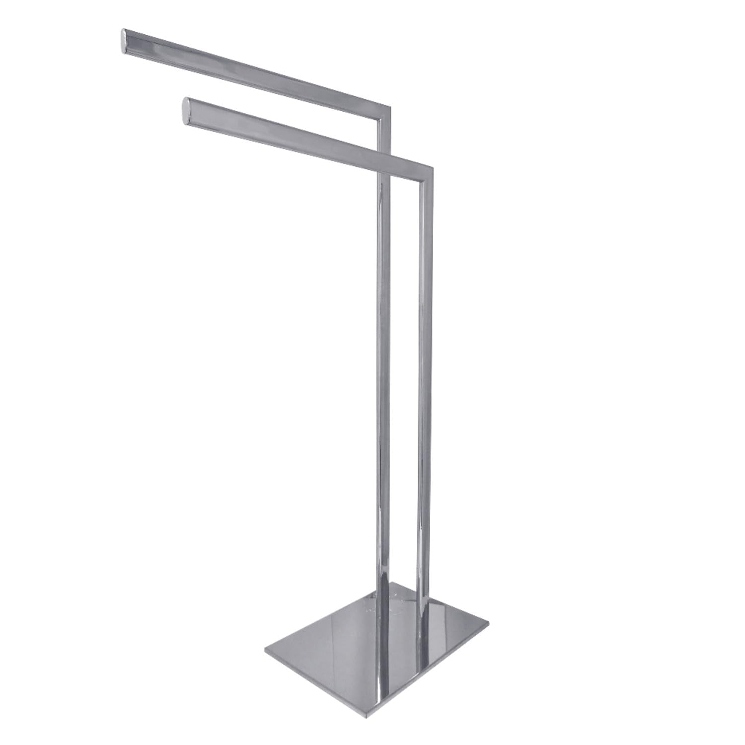 Kingston Brass Scc3091 Edenscape Pedestal Dual Towel Rack, Polished Chrome