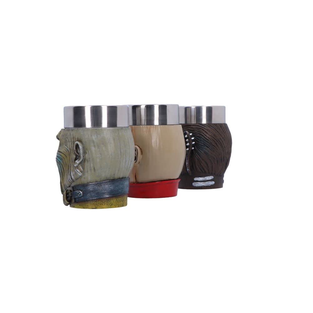 Nemesis Now Officially Licensed Iron Maiden Eddie Shot Glass Set, Multi Coloured, 9Cm