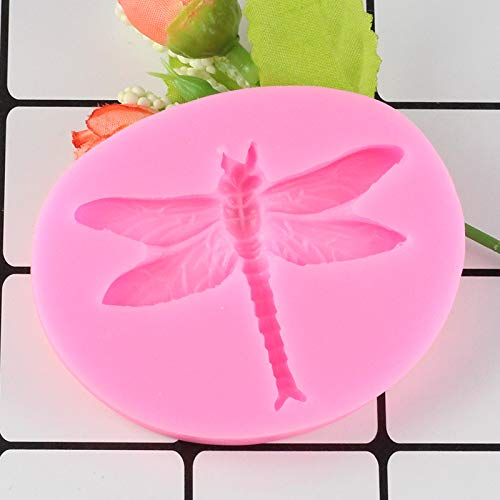 1Pc Cute Lovely Dragonfly Skimmer Shape Silicone Mold For Diy Ice Cube Desserts Chocolate Soap Mould Cupcake Cake Topper Decorat