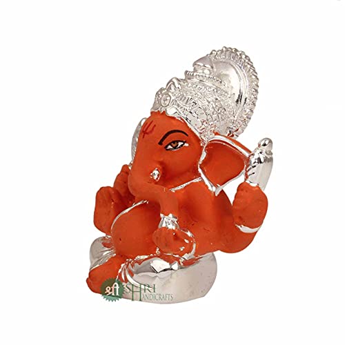 Profound Craft Resin Ganesha Idol Statue Figurine Decorative Ganesh Murti For Home Decoration And Gifts Handcrafted Ganesh Ji Mu