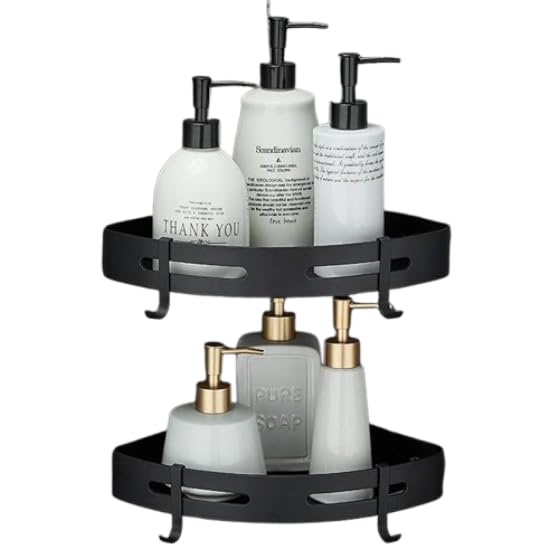 Verra Enterprise SelfAdhesive Aluminium Bathroom Corner Shelf Rack Bathroom Corner Organizer Stand Bathroom Organisers Storage 