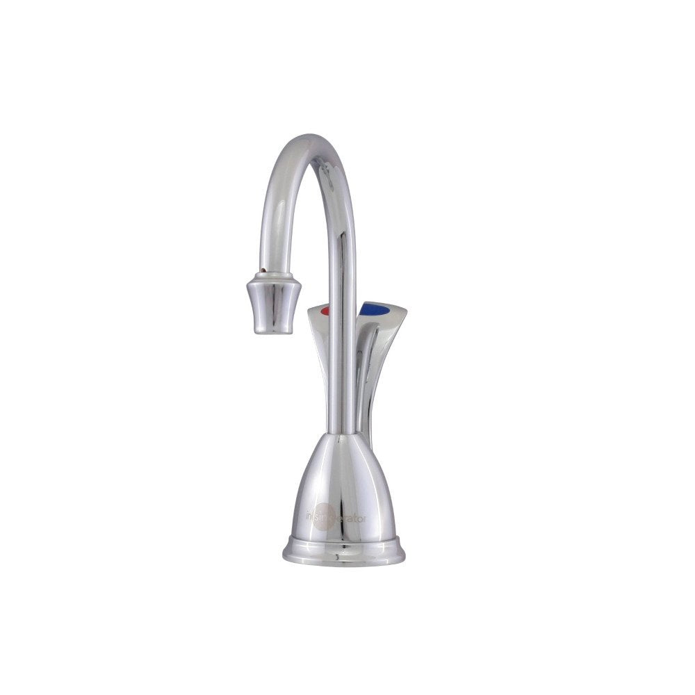 Insinkerator Wave Instant Hot And Cold Water Dispenser System - Faucet & Tank, Chrome, Hc-Wave-C