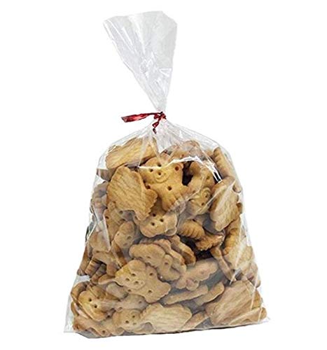 Xingzi 100Pcs 11X14 Inch Clear Flat Cello Treat Bag Cellophane Poly Bags For Gift Wrap Party Favors Wedding Samples Snacks Baker