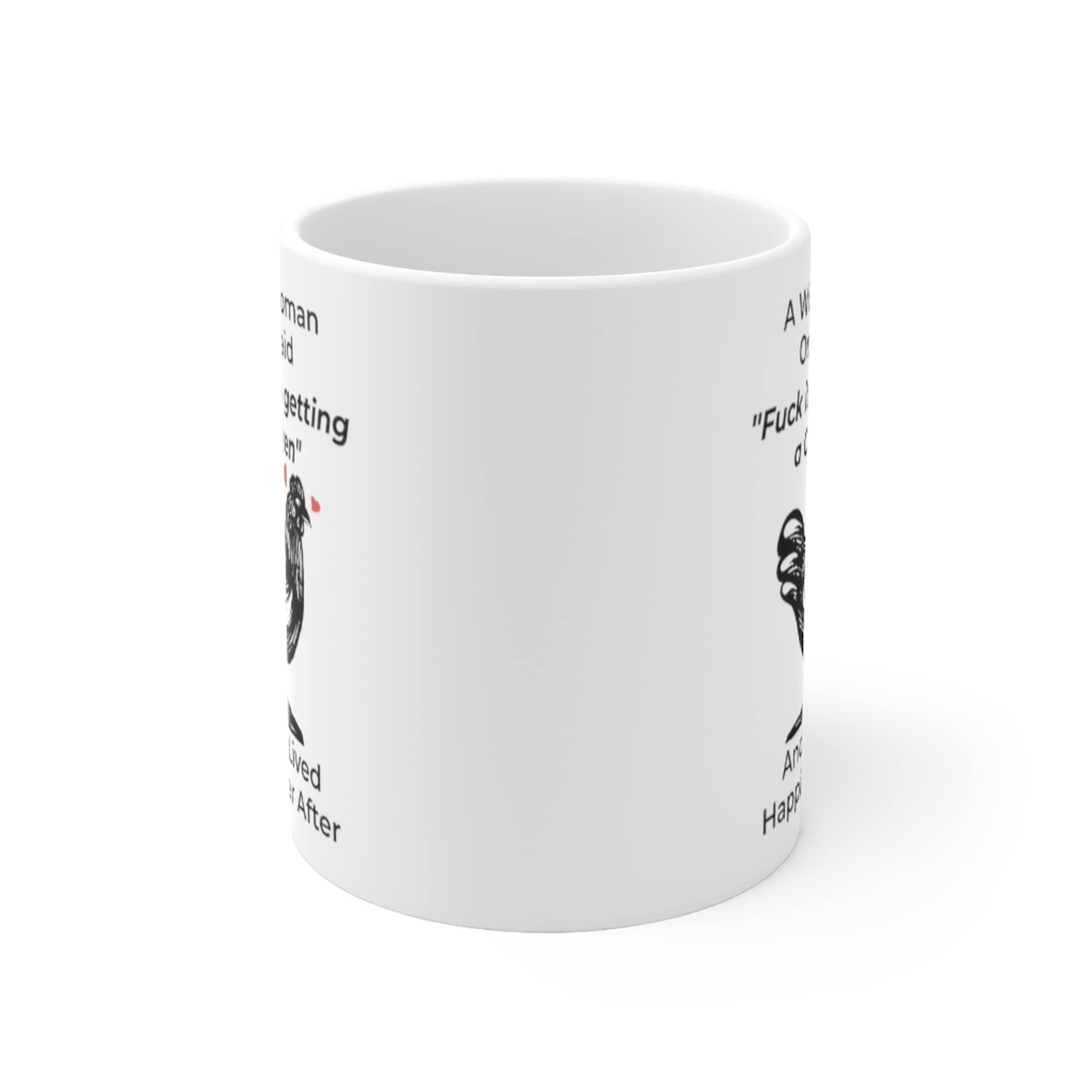 Funny Hen Chicken Gifts For Women Animals Lovers Pets Mom Mother 'S Day 2024 A Wise Woman Once Said Coffee Mug With Fun Quotes C