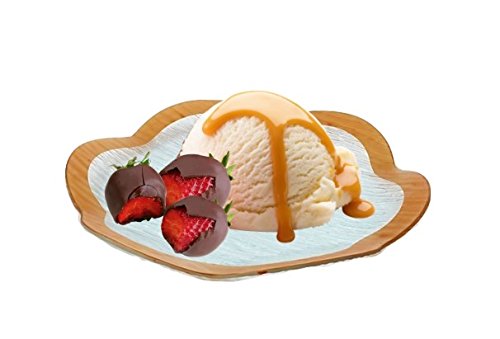 Gac Unique Design 6 Inch Scalloped Tempered Glass Small Round Dessert Plates Set Of 8 - Break And Chip Resistant - Oven, Dishwas