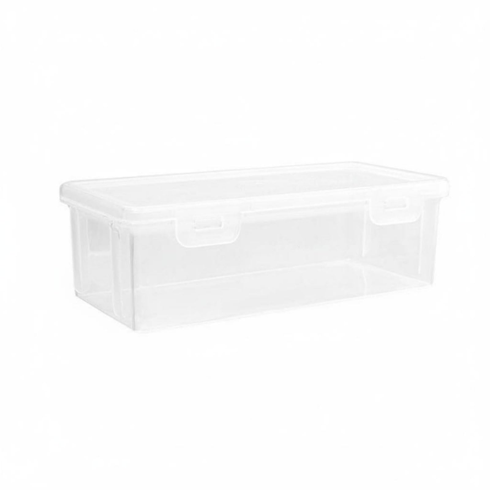 Merishopp Space Saving Transparent Seasoning Container Dustproof Clear Seasoning Box MoistureProof Clear Pantry Organizer Bin E