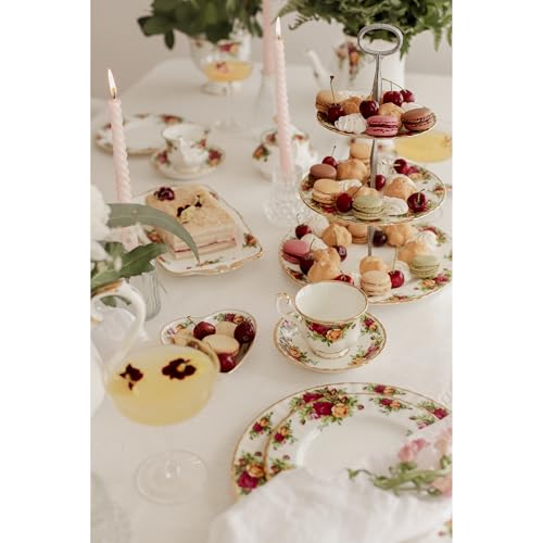 Royal Albert 5-Piece Place Setting, Old Country Roses, Multicolor, Model IOLCOR00813