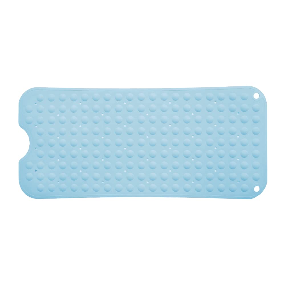 Cladore Extra Large Bath Tub Shower Mat 35L X 16W Inch Non-Slip, Rubber Bathtub Mat With Strong Suction Cups, Machine Washable B