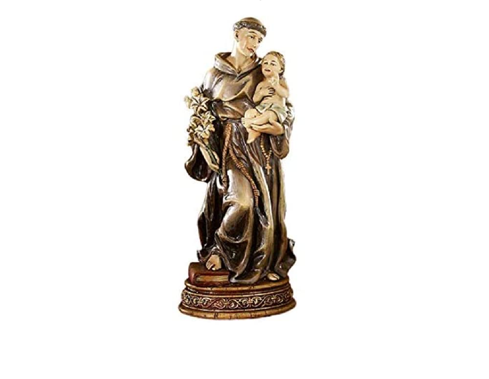 6 Saint St. Anthony Religious Statue Gifts of Faith Bellavista Milagros