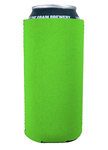 Blank Neoprene 16 Oz. Can Coolie (1, Neon Green)