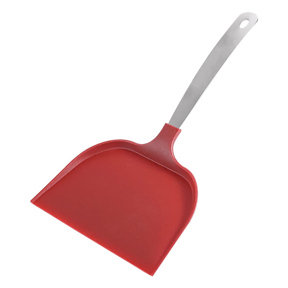 WeCef Kitchen Silicone Turner Spatula Set For Nonstick Cookware Silicone Turner Wide Pancake Spatula Pizza Peel Kitchen Utensil