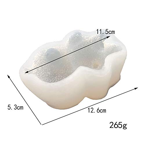 Guratapa 3D Sleeping Teddy Bear Doll Silicone Molds For Diy Fondant Candy Making Chocolate Mold Desserts Ice Cube Gum Clay Biscu