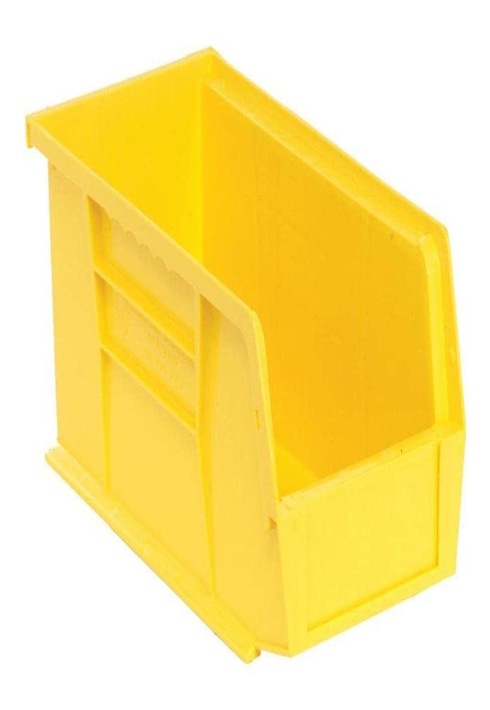 Quantum Storage Bin 10-7/8 '' L, I.D.:10-1/4 '' Lx4-3/8 '' Wx4-3/4 '' H Yellow Carded