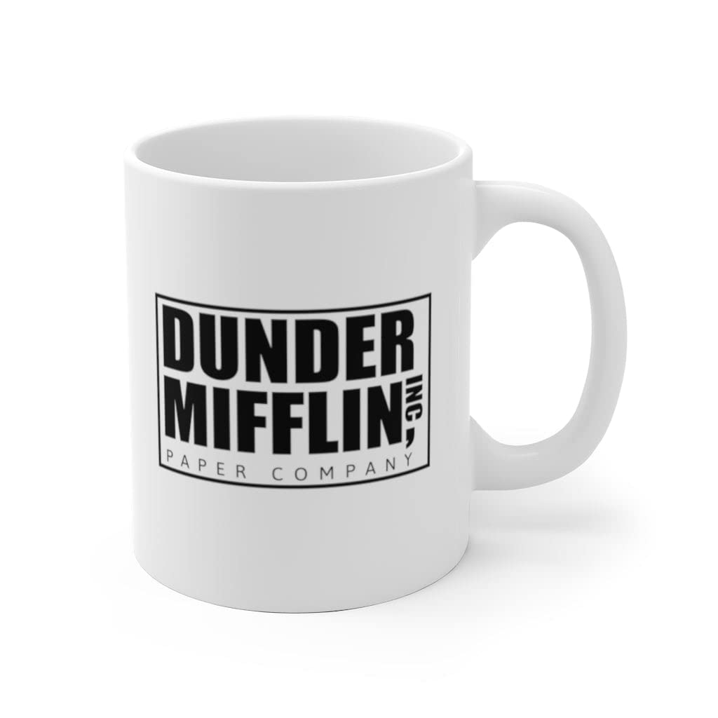 Moltdesigns The Office World'S Best Boss Mug - Dunder Mifflin Ceramic - Michael Scott - Dwight Schrute - The Office Tv Show Mug
