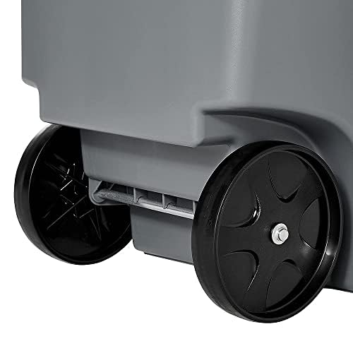 Rubbermaid Commercial Products Brute Rollout Trash/Garbage Can/Bin With Wheels, 95 Gal, For Restaurants/Hospitals/Offices/Back O